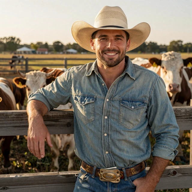 Brett Maverick portrait, Farmer Wants a Wife Season 4 lead farmer on Fox 2026