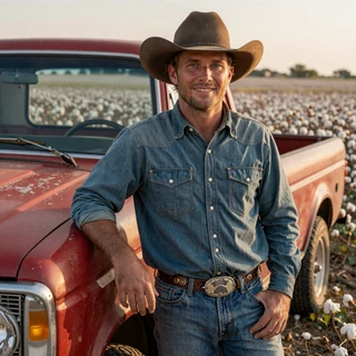 Daniel, Christian widower cotton and cattle rancher from Lubbock Texas, country single on MuchDating