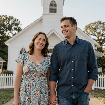 Tricia and Jay, faith-led country couple who met on MuchDating