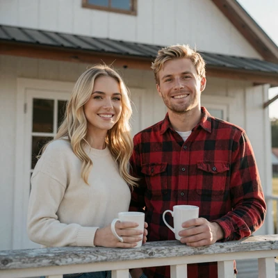 Emily and Tyler, long-distance country couple who met on MuchDating