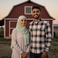 Yusuf and Aisha, Muslim American farming couple who met on MuchDating