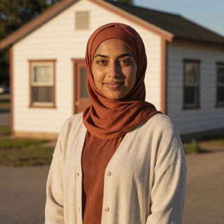 Layla, Muslim American rural school teacher from Lubbock Texas, country single on MuchDating