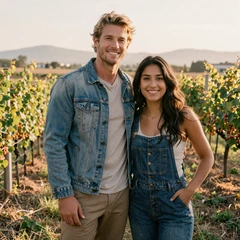 Wyatt & Elena country couple
