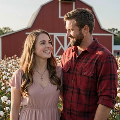 Hannah and Caleb, Christian Alabama farming couple who met on MuchDating
