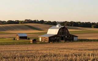 Rural farm landscape, gateway to Jewish farmers dating on MuchDating