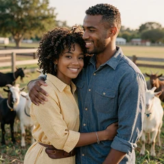 Deja & Malik country couple