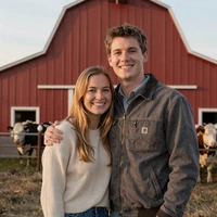 Emma & Garrett country couple