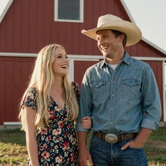 Hannah & Wyatt country couple