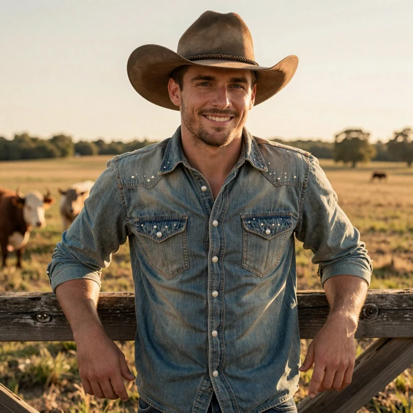 Wyatt, 32, Kentucky cattle rancher, country single on MuchDating