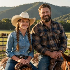 Marlee & Garrett country couple