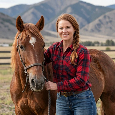 Cowgirl on horseback in Montana, illustrating dating a cowboy