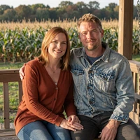 Diane & Mason country couple