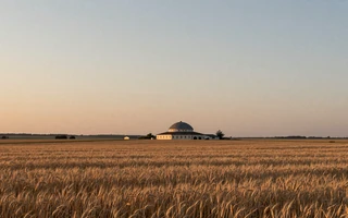 Rural farm landscape, gateway to Muslim farmers dating community on MuchDating
