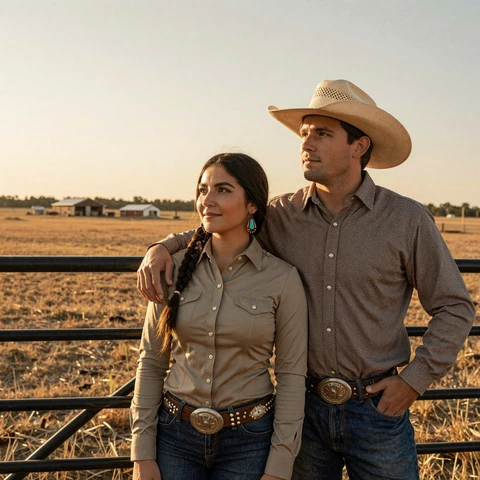 Carolina & Wyatt country couple