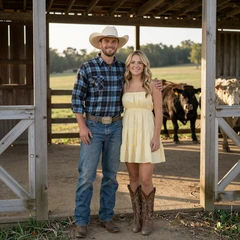 Wyatt & Emmaline country couple