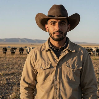 Bilal, Muslim American cattle ranch hand from Bozeman Montana, country single on MuchDating