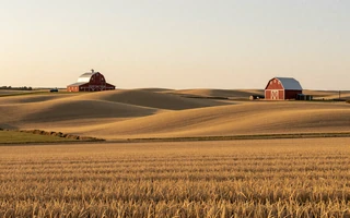 American farmland landscape panorama, gateway to all niche farmers dating communities on MuchDating