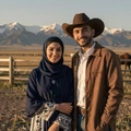 Khadijah and Bilal, Muslim American equestrian and rancher couple who met on MuchDating